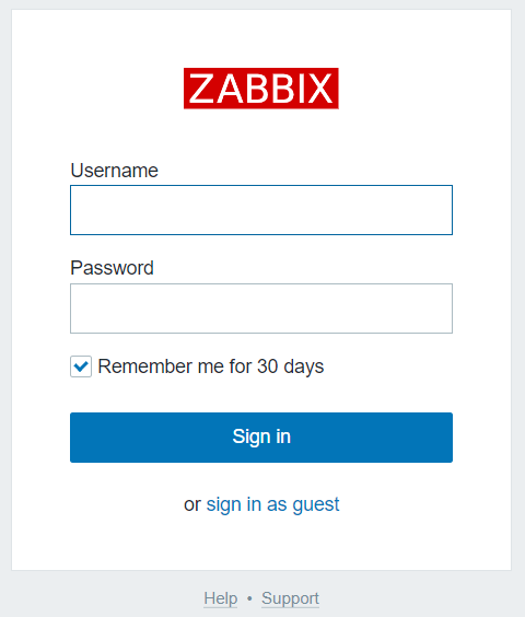 Войдите в веб-интерфейс Zabbix-сервера, перейдя по адресу http: // zabbix_server_name / zabbix /
